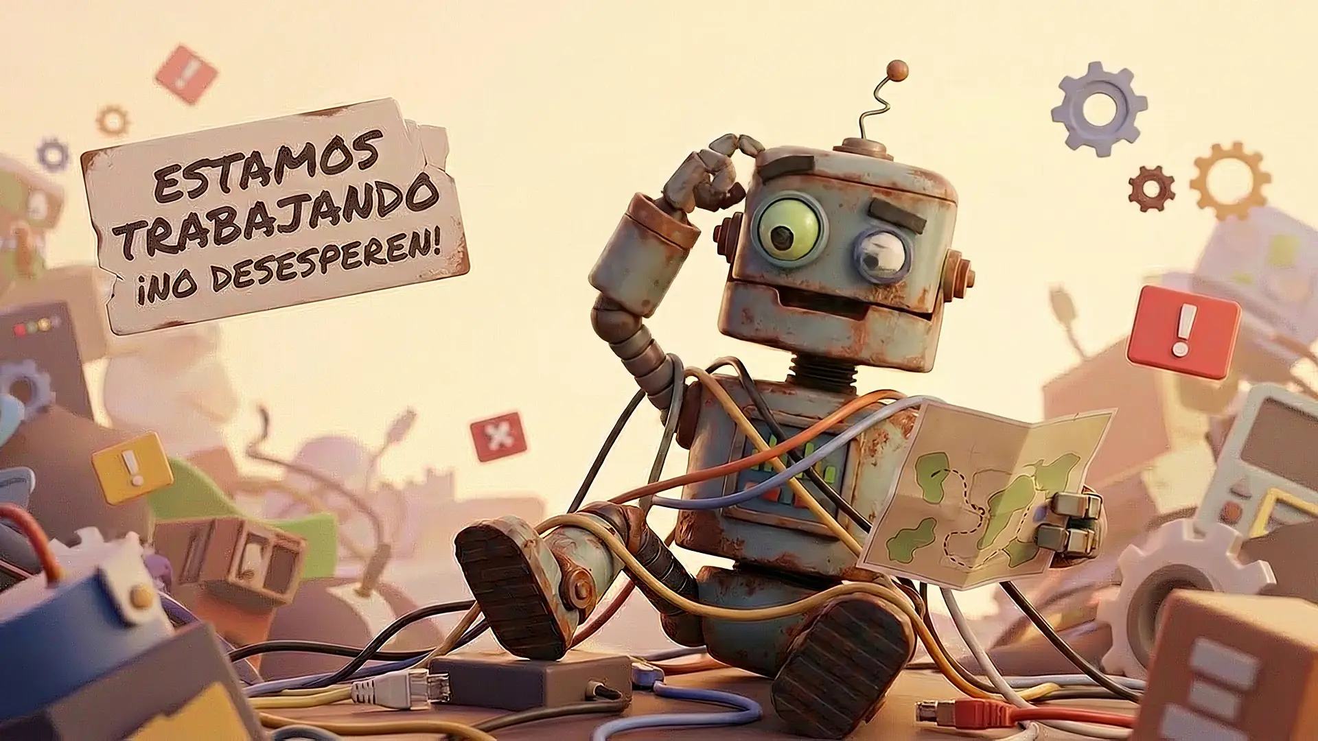 Estamos trabajando. ¡No desesperen!